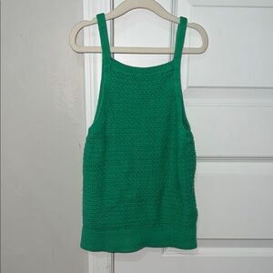 Abercrombie Kids Green Knit Sweater Tank Top